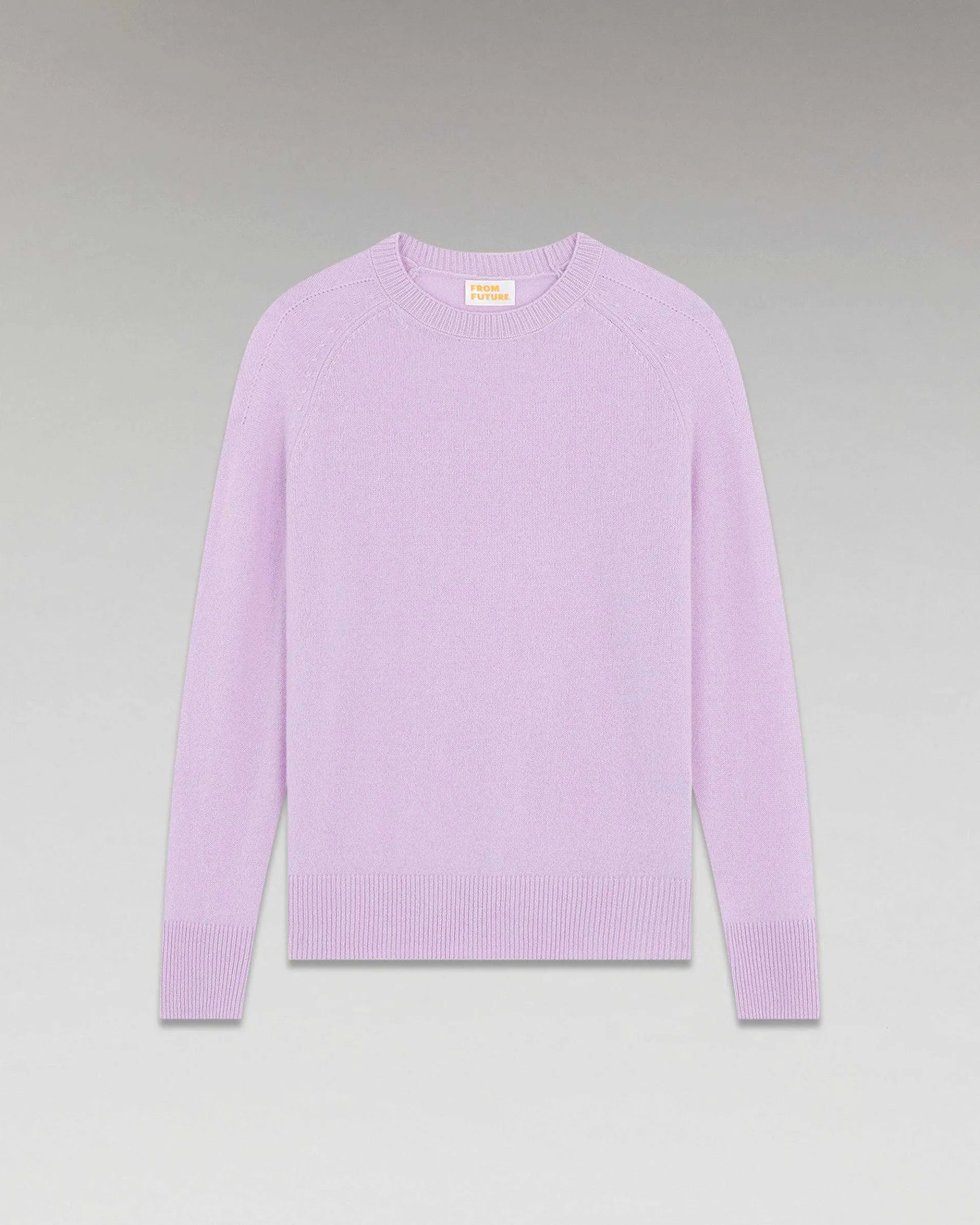 FROM FUTURE Pull Col Rond Oversize Leger Sweet Lilac