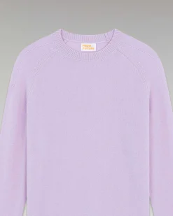 Discount FROM FUTURE Pull Col Rond Oversize Leger Sweet Lilac