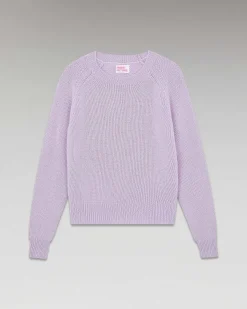 Online FROM FUTURE Pull Col Rond Raglan Sweet Lilac