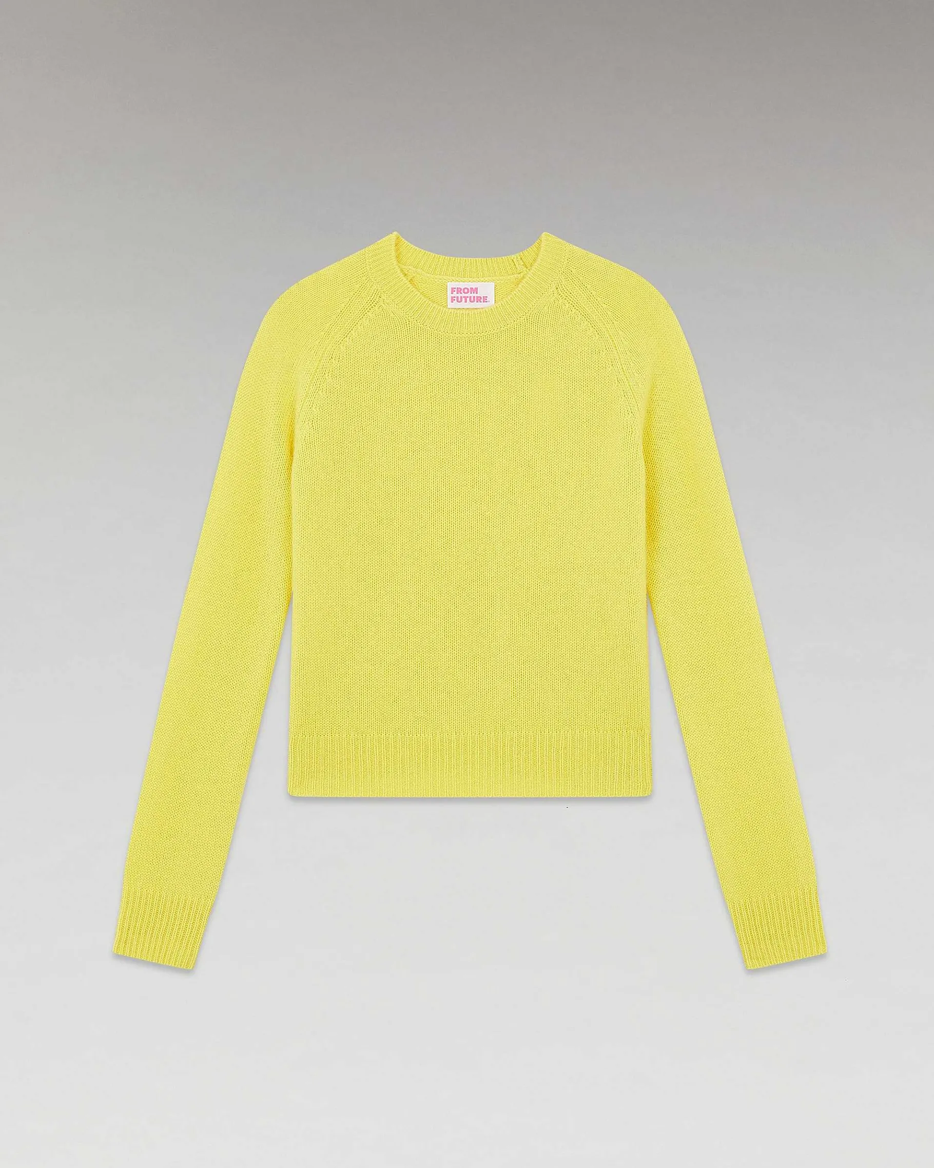 Clearance FROM FUTURE Pull Col Rond Raglan Winter Yellow