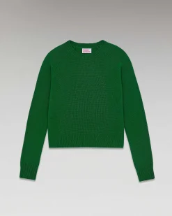 Clearance FROM FUTURE Pull Col Rond Raglan Forest Green