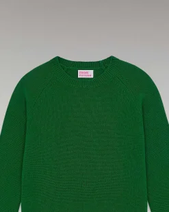 Clearance FROM FUTURE Pull Col Rond Raglan Forest Green