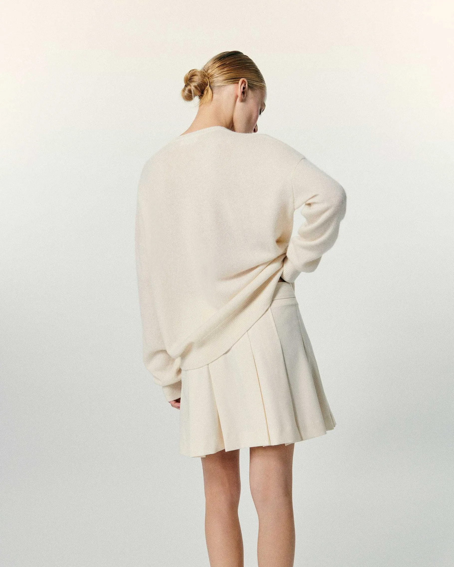 Online FROM FUTURE Pull Col Rond The Lovers Ecru