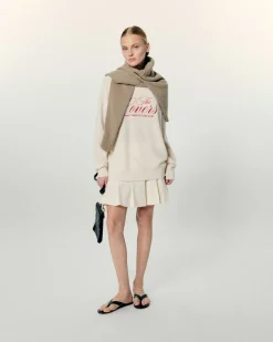 Clearance FROM FUTURE Pull Col Rond The Lovers Ecru