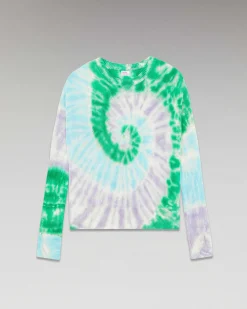 Hot FROM FUTURE Pull Col Rond Tie And Dye Td Sweet Lilac