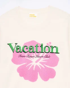 Online FROM FUTURE Pull Col Rond Vacation Ecru