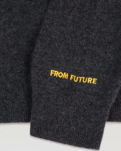 Hot FROM FUTURE Pull Col Rond Warner Anthracite