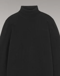 Clearance FROM FUTURE Pull Col Roule Basique Noir
