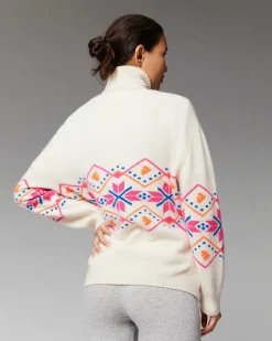 Online FROM FUTURE Pull Col Roule Norvegien Ecru