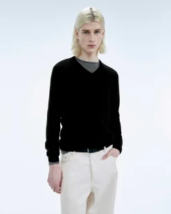 Hot FROM FUTURE Pull Col V Navy