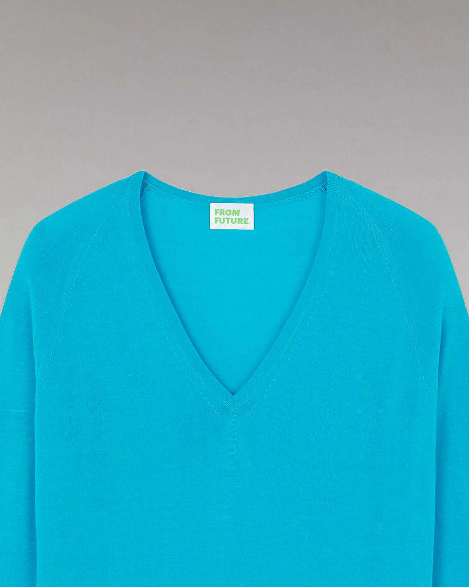 Online FROM FUTURE Pull Col V Oversize Water Blue