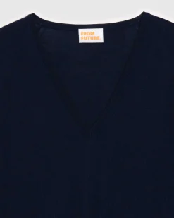 Online FROM FUTURE Pull Col V Oversize Navy
