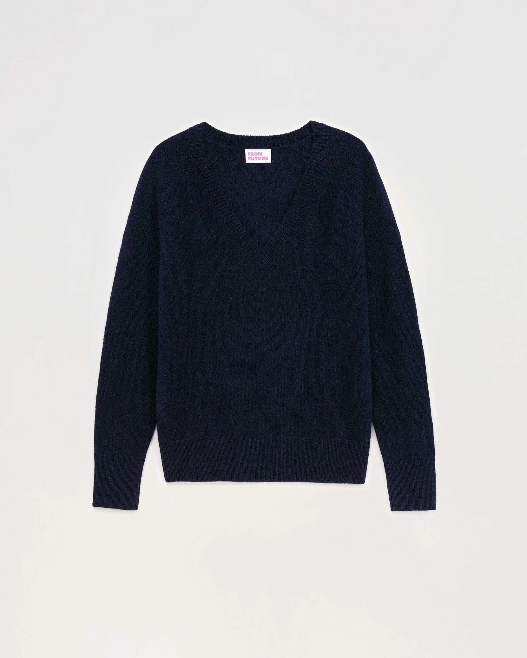 Outlet FROM FUTURE Pull Col V Oversize Leger Navy