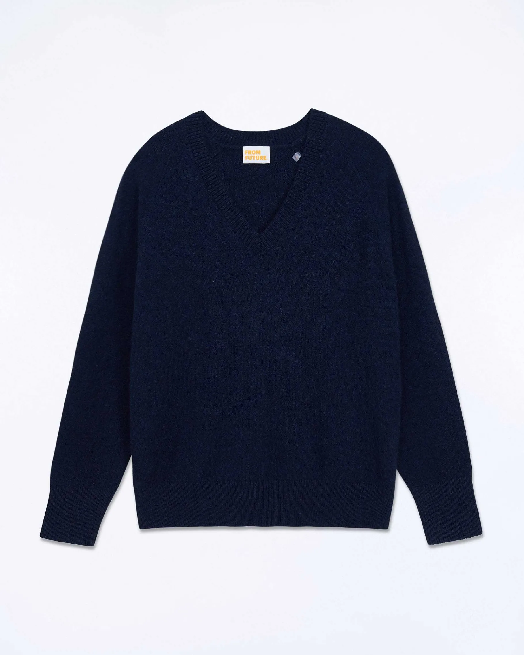 Clearance FROM FUTURE Pull Col V Oversize Light Navy Chine