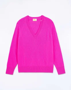 Clearance FROM FUTURE Pull Col V Oversize Light Fruity Pink