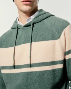 Sale FROM FUTURE Pull Hoodie Washed Green