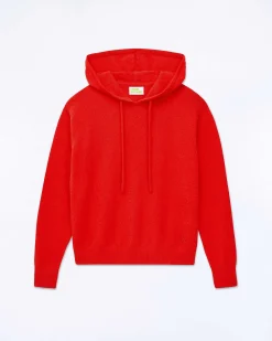 Online FROM FUTURE Pull Hoodie Rouge Vif