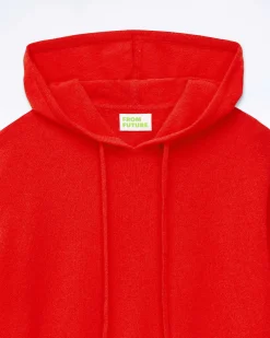 Online FROM FUTURE Pull Hoodie Rouge Vif