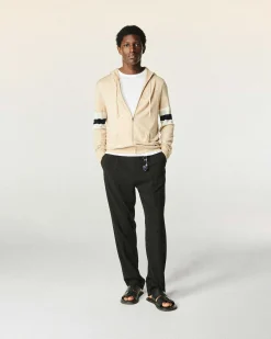 Discount FROM FUTURE Pull Hoodie Brassard Beige Chine