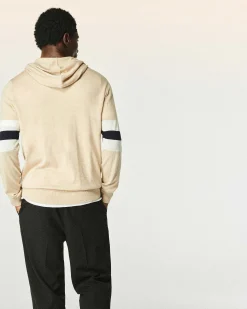 Discount FROM FUTURE Pull Hoodie Brassard Beige Chine
