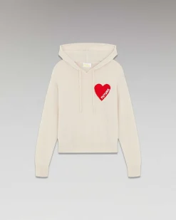 Best FROM FUTURE Pull Hoodie Coeur Leger Sable