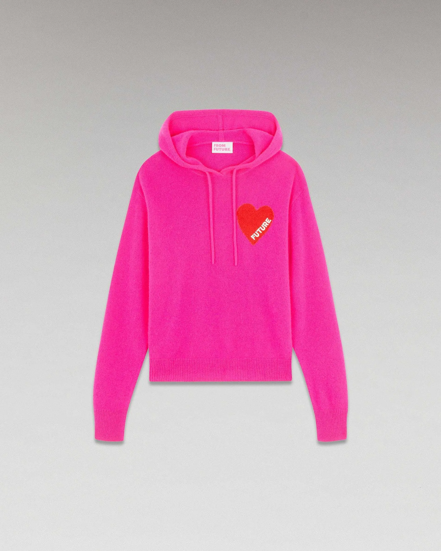 Sale FROM FUTURE Pull Hoodie Coeur Leger Flash Pink