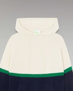 Clearance FROM FUTURE Pull Hoodie Color Block Navy