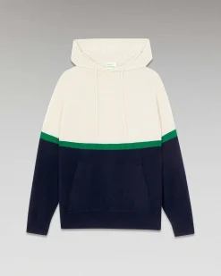 Clearance FROM FUTURE Pull Hoodie Color Block Navy