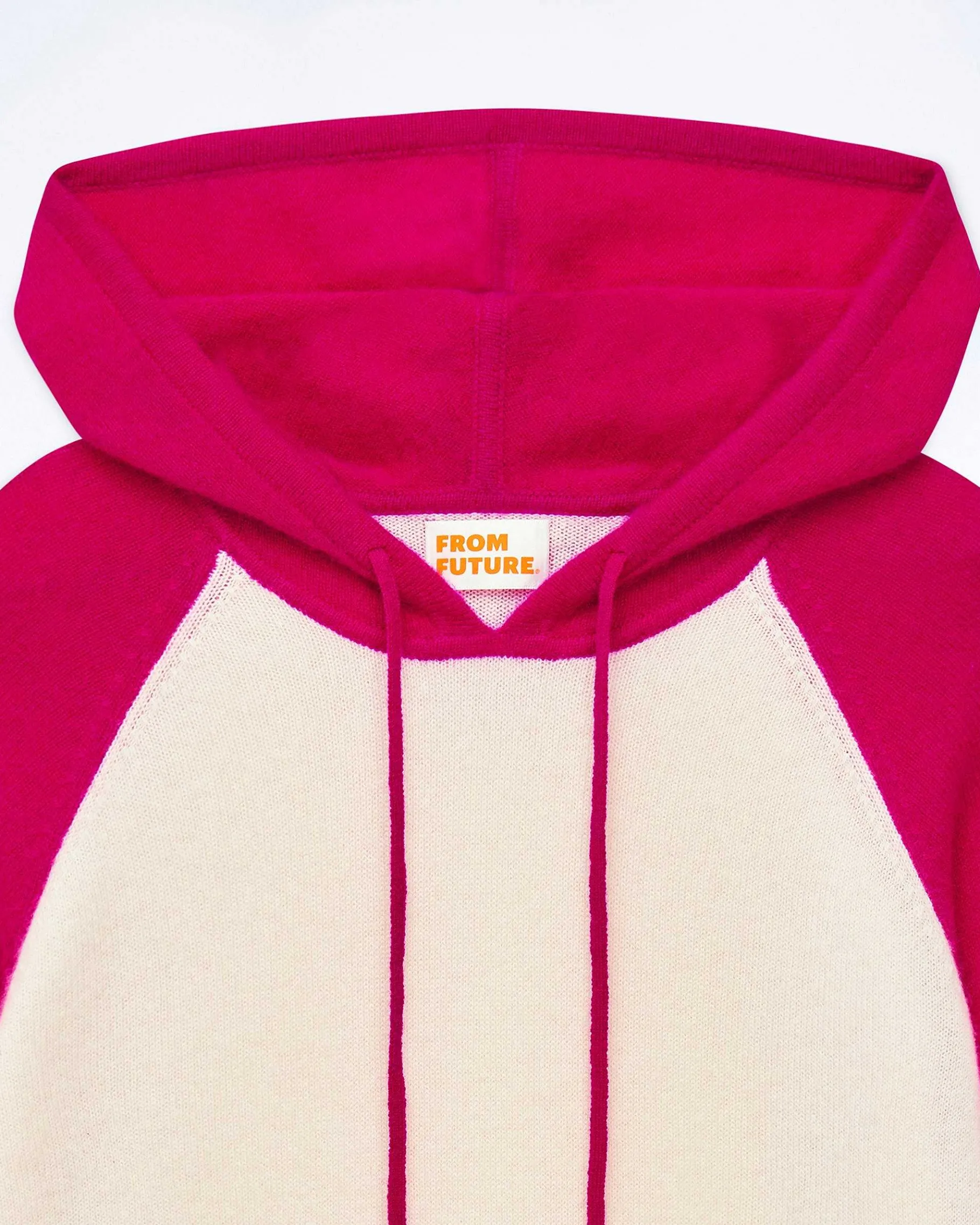 Clearance FROM FUTURE Pull Hoodie Contraste Ecru