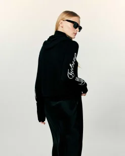 Discount FROM FUTURE Pull Hoodie Manches Noir