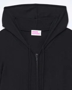 Discount FROM FUTURE Pull Hoodie Manches Noir