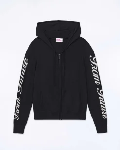 Discount FROM FUTURE Pull Hoodie Manches Noir