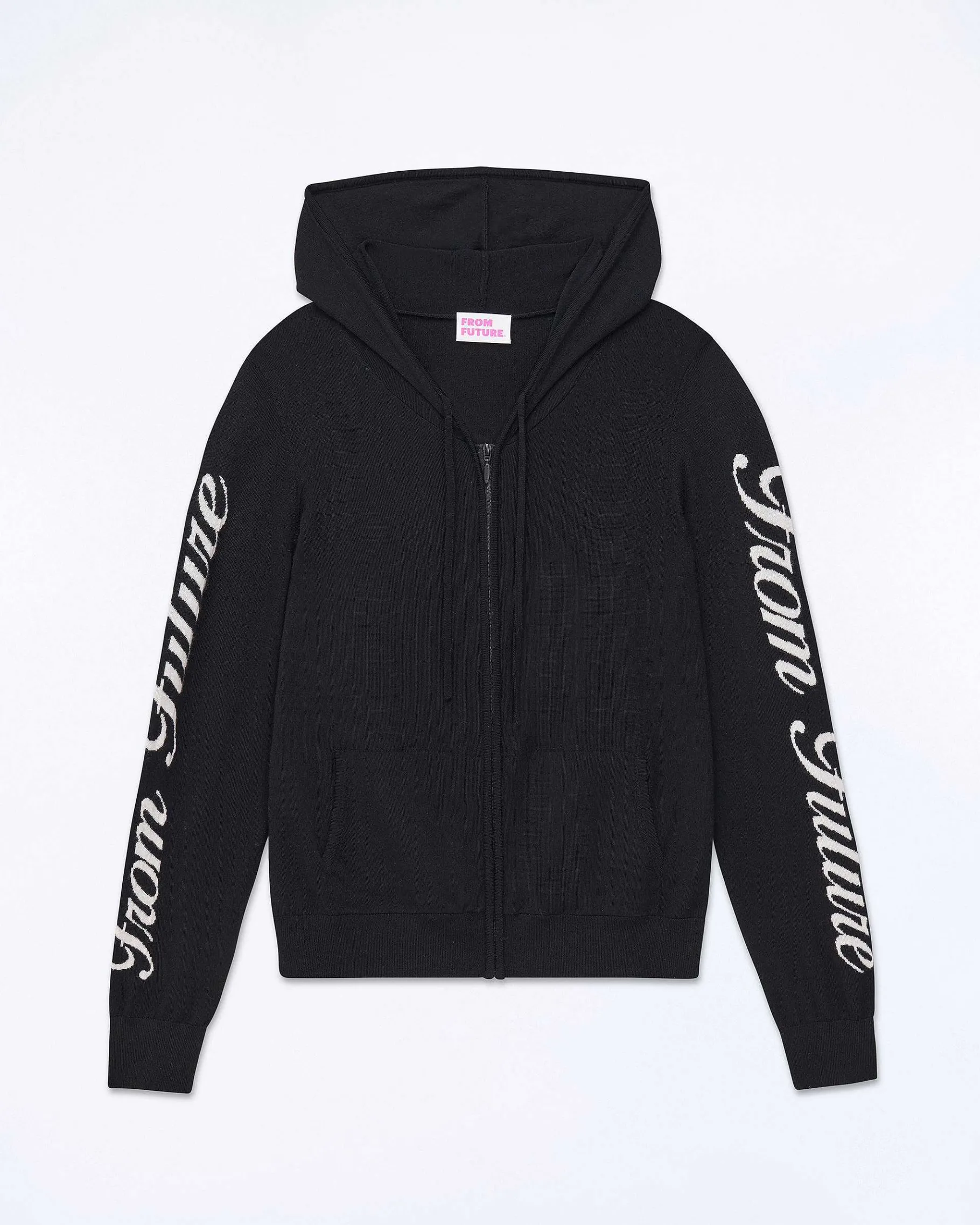 Clearance FROM FUTURE Pull Hoodie Manches Noir