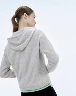 Clearance FROM FUTURE Pull Hoodie World League Gris Chine Clair