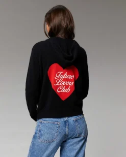 Outlet FROM FUTURE Pull Hoodie Future Lovers Club Leger Noir
