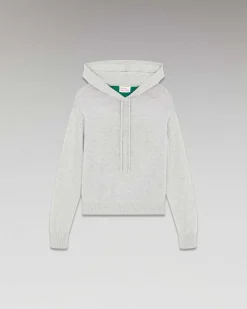 Discount FROM FUTURE Pull Hoodie Future Multicolore Dos Leger Gris Chine Clair