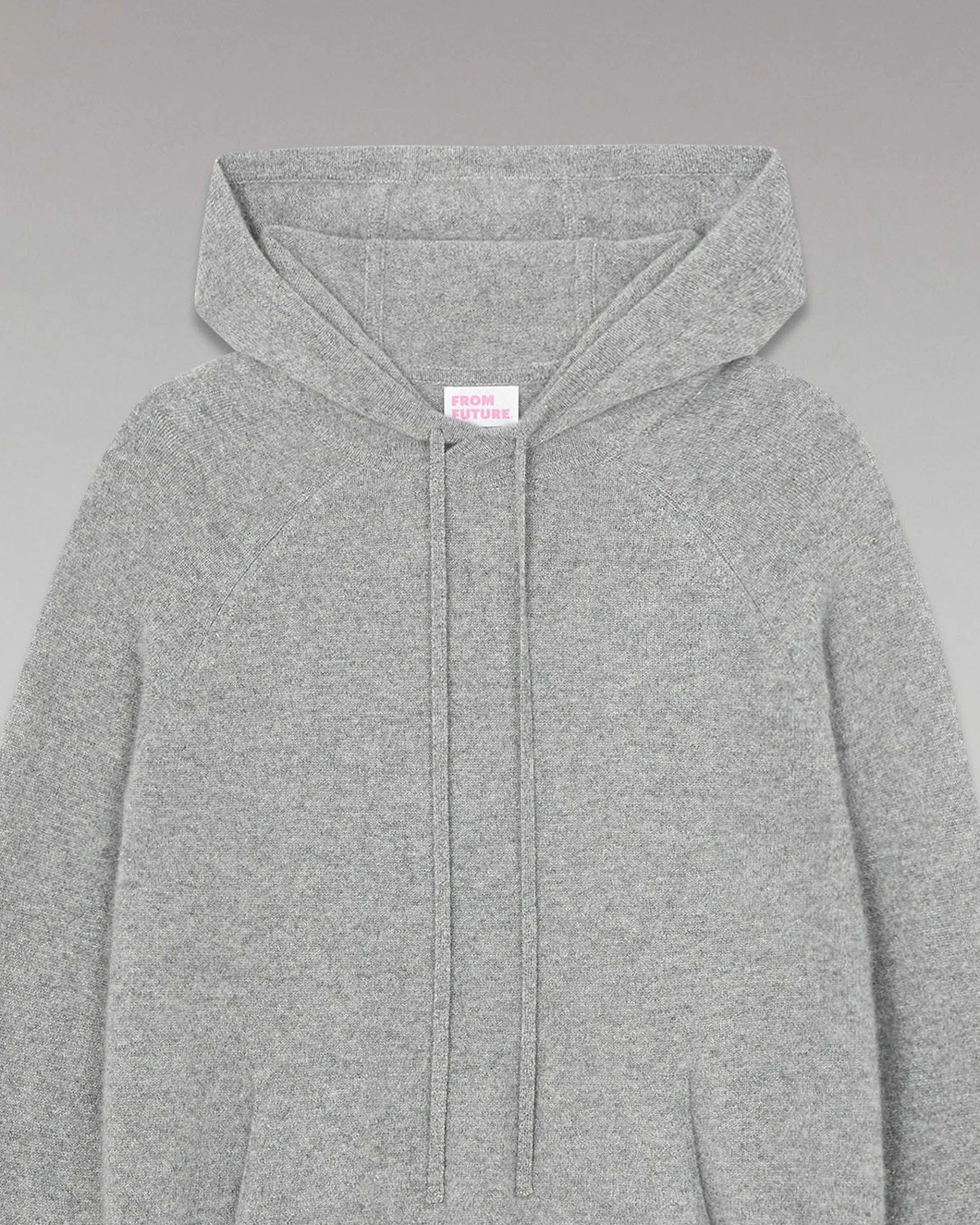 Online FROM FUTURE Pull Hoodie Oversize Leger Gris Chine Fonce