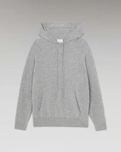 Online FROM FUTURE Pull Hoodie Oversize Leger Gris Chine Fonce