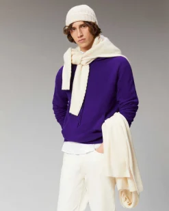 Best FROM FUTURE Pull Hoodie Oversize Leger Winter Purple