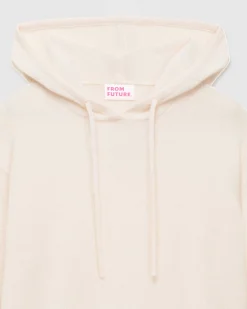 Sale FROM FUTURE Pull Hoodie Oversize Leger Ecru