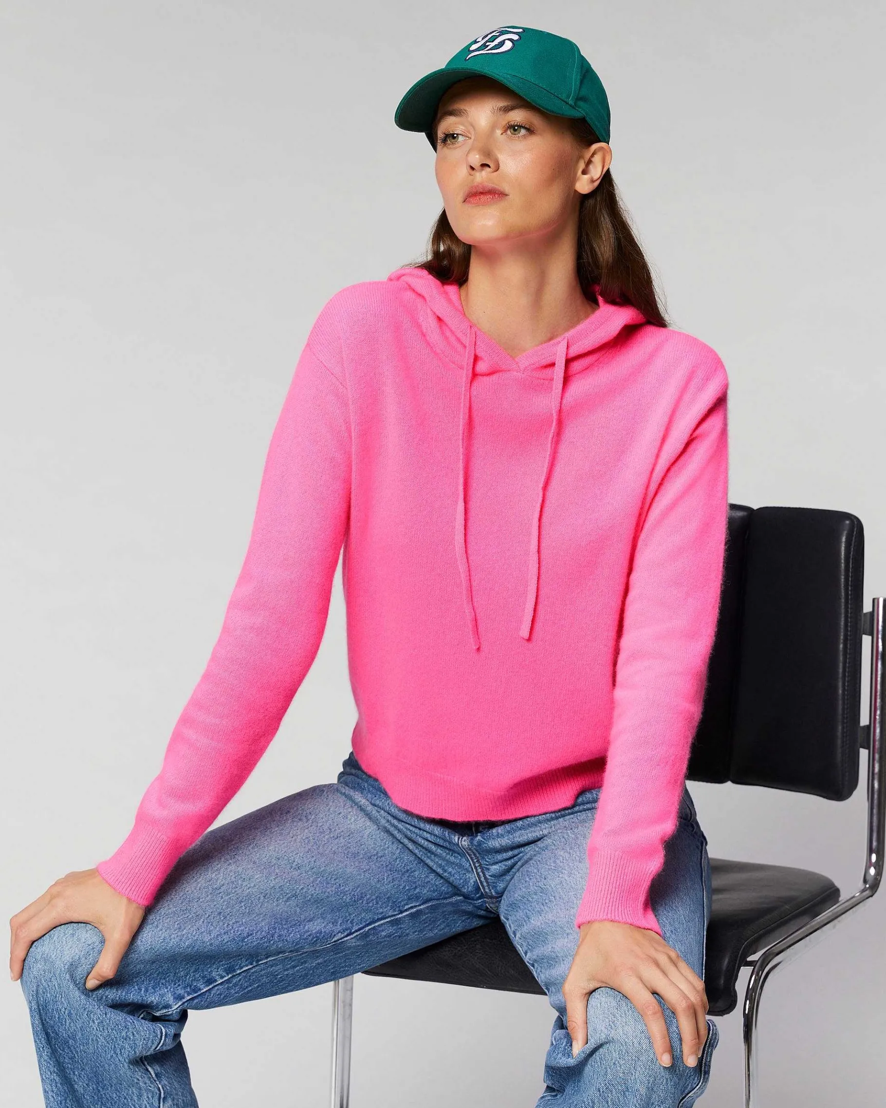 Online FROM FUTURE Pull Hoodie Oversize Leger Sparkle Pink