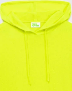Best FROM FUTURE Pull Hoodie Oversize Leger Jaune Fluo