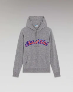 FROM FUTURE Pull Hoodie That'S All Folks Gris Chine Fonce