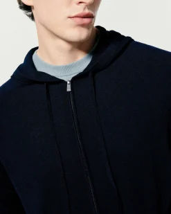 Discount FROM FUTURE Pull Hoodie Uni Gris Chine Fonce