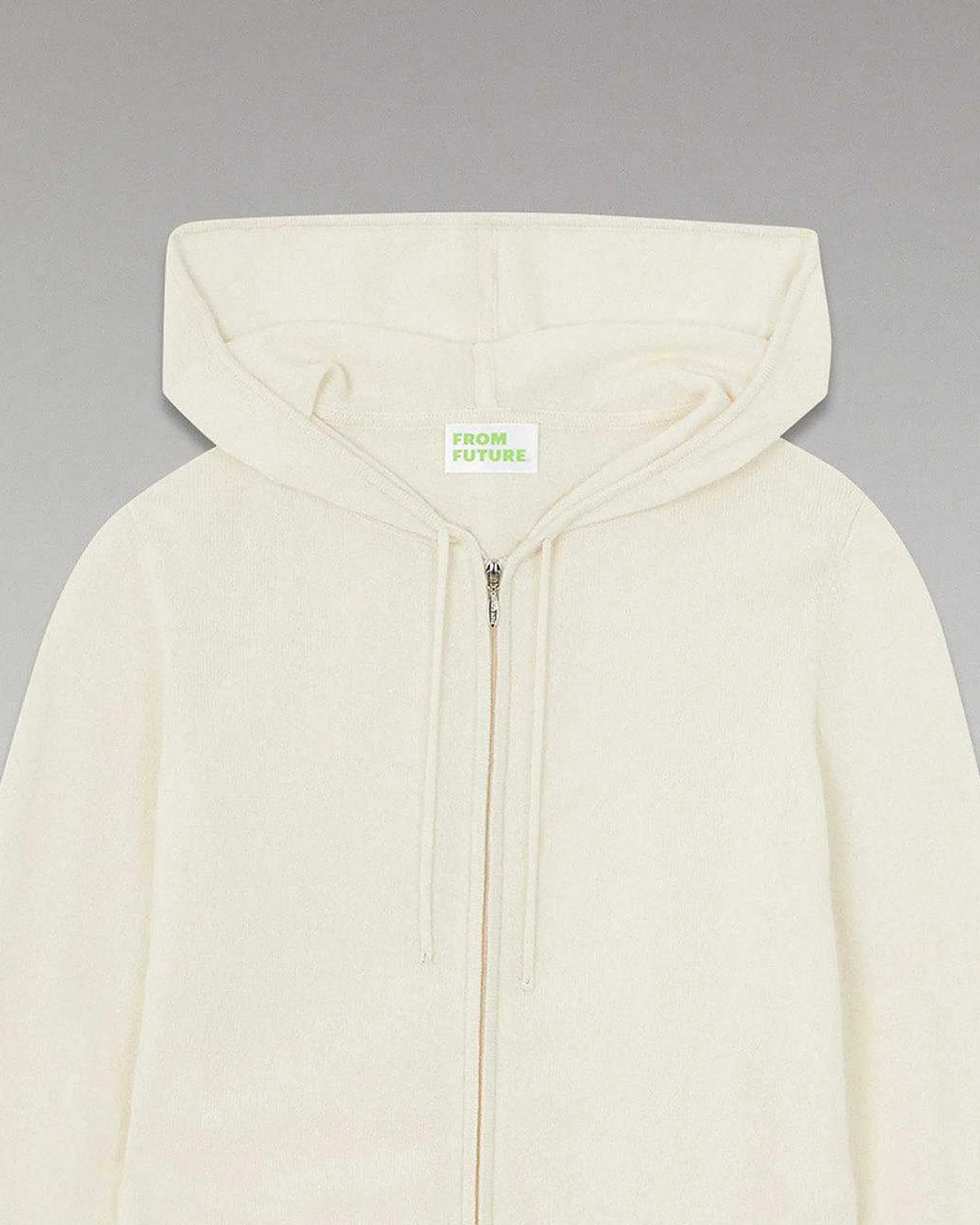 Hot FROM FUTURE Pull Hoodie Zippe Ecru