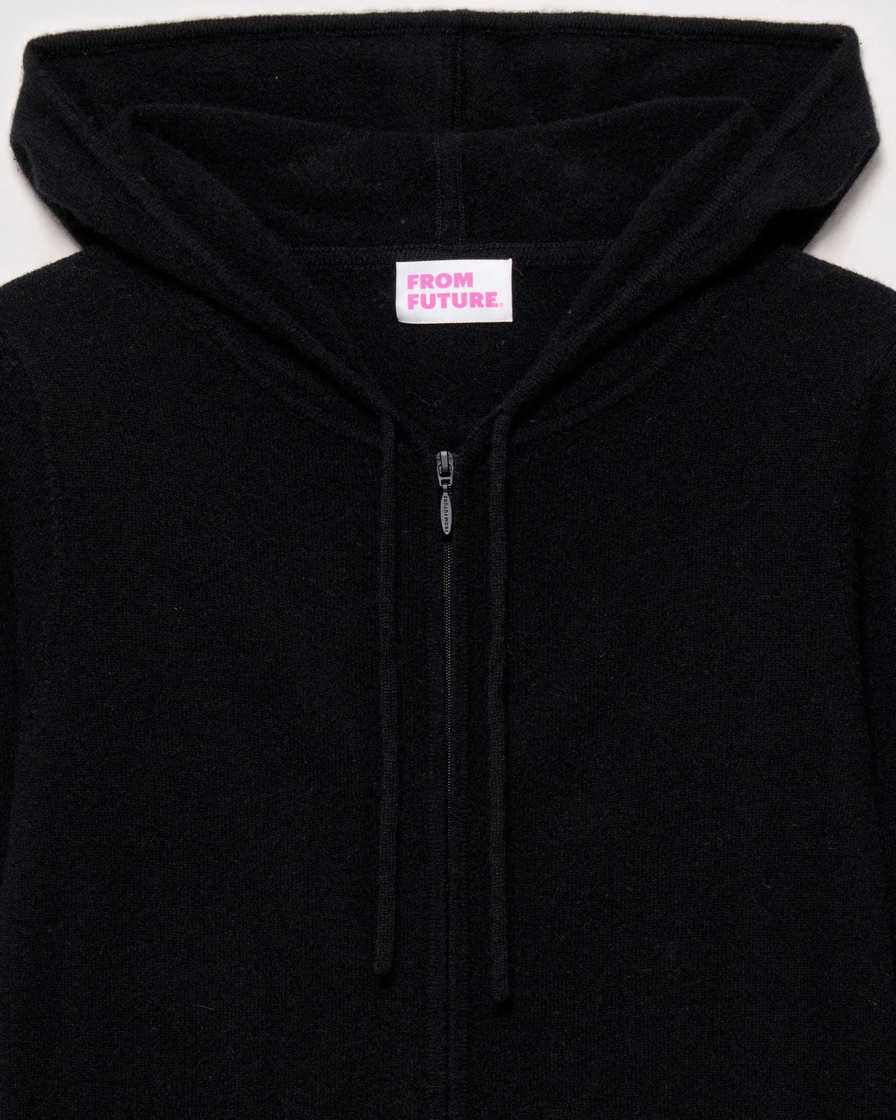Sale FROM FUTURE Pull Hoodie Zippe Noir