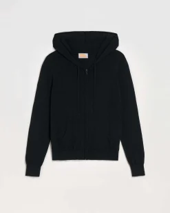 FROM FUTURE Pull Hoodie Zippe Noir