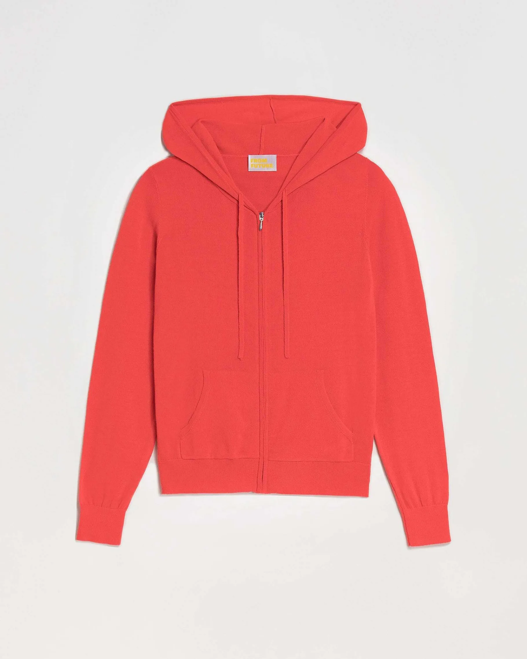 Hot FROM FUTURE Pull Hoodie Zippe Orange Fluo