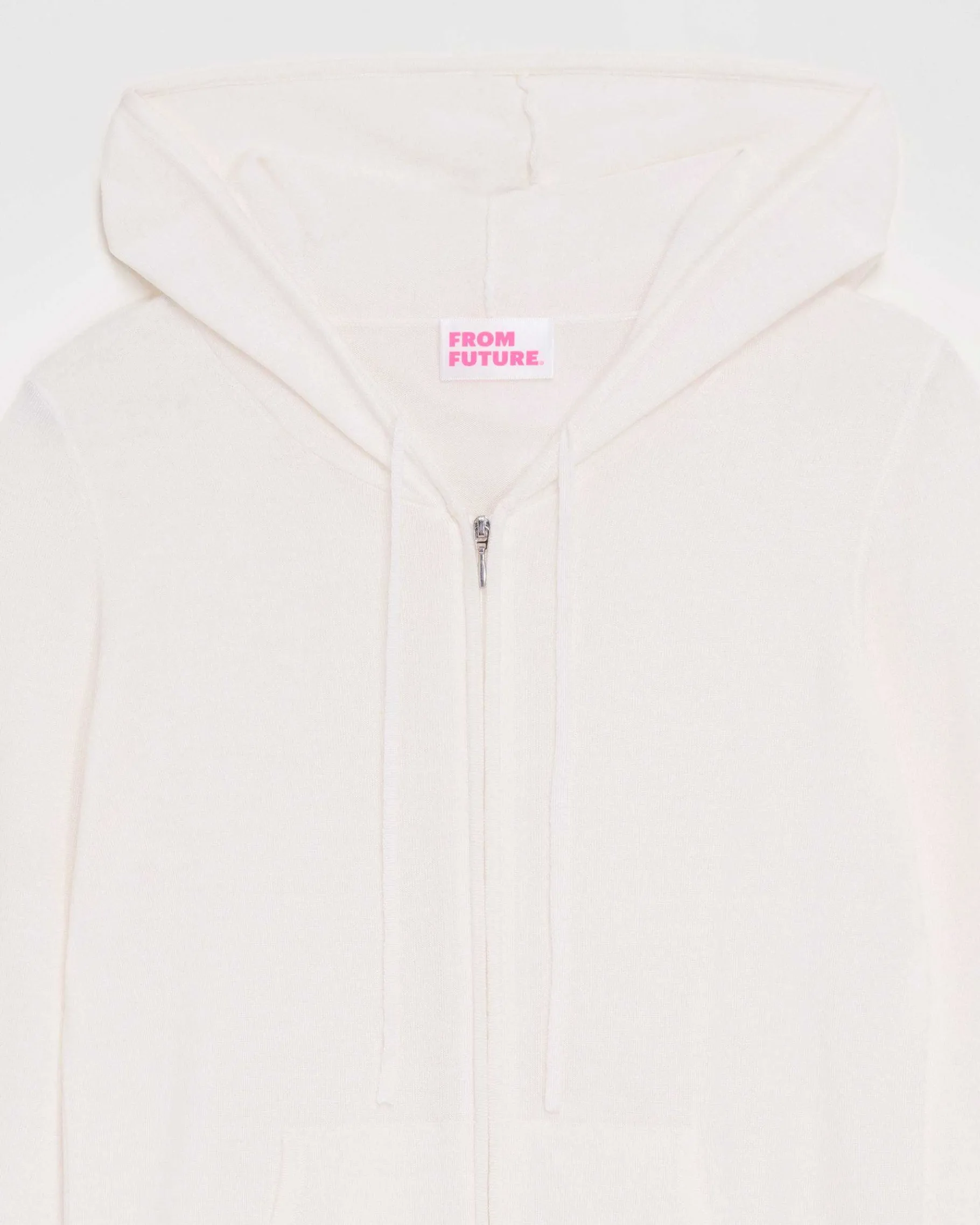 Discount FROM FUTURE Pull Hoodie Zippe Ecru