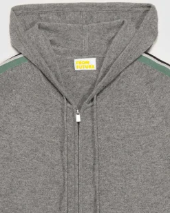 New FROM FUTURE Pull Hoodie Zippe Bandes